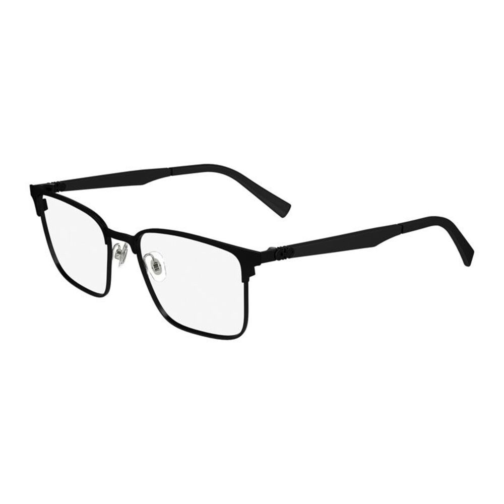Salvatore Ferragamo Eyeglasses Square Full Rim, Matte Black Frame and Clear
